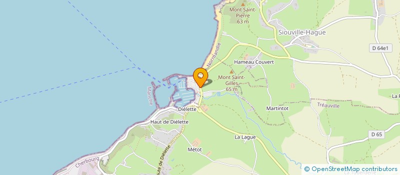 localisation de l'entreprise SCI HOTEL DE LA FALAISE à FLAMANVILLE