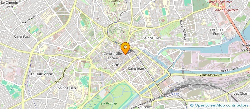localisation de l'entreprise SCI HOTEL DE THAN  CAEN