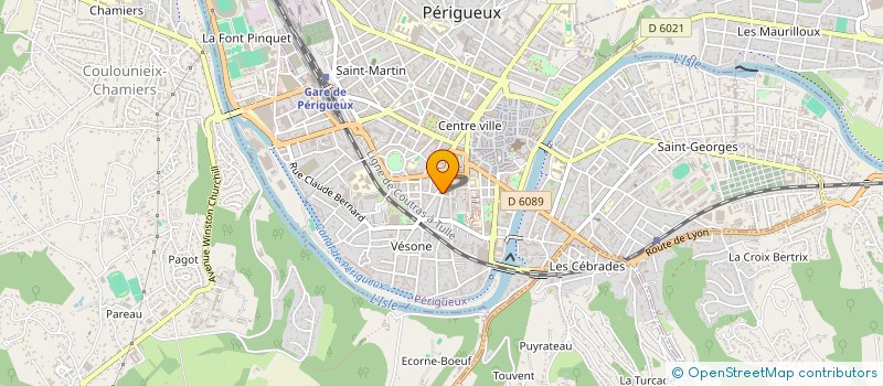 localisation de l'entreprise SCI HOTEL DE VESONE à PERIGUEUX