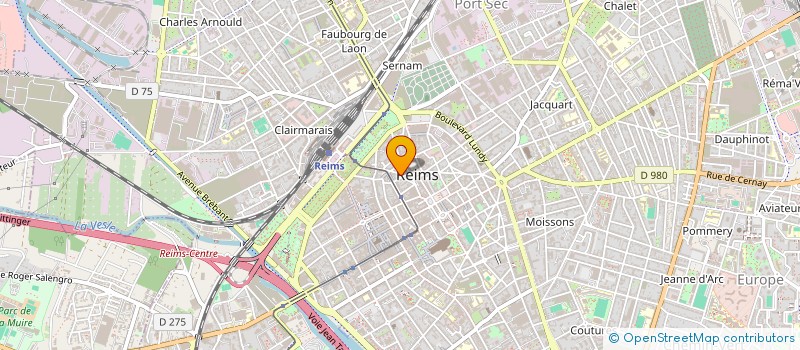 localisation de l'entreprise SCI HOTEL DE VILLE II  REIMS