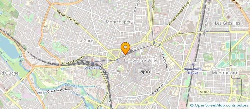 localisation de l'entreprise SCI HOTEL DES BAINS à DIJON