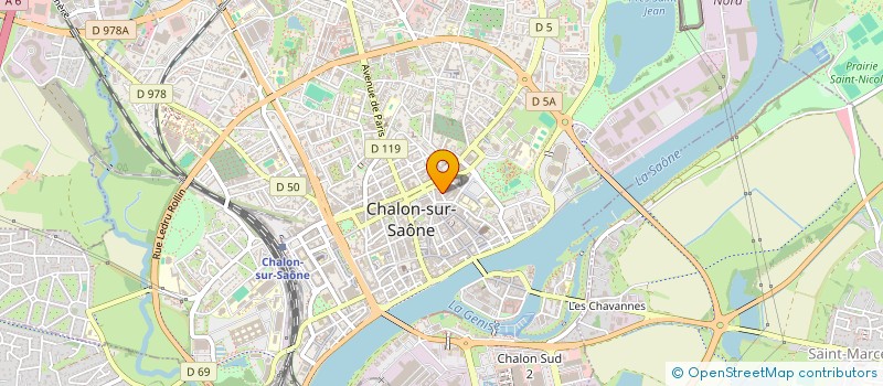 localisation de l'entreprise SCI HOTEL DES JACOBINES à CHALON-SUR-SAONE