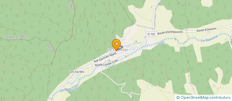 localisation de l'entreprise SCI HOTEL DES NOTAIRES  ORAISON