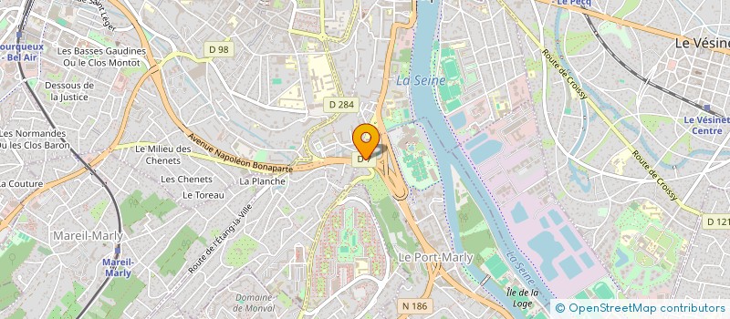 localisation de l'entreprise SCI HOTEL DES PYRAMIDES  LE PORT-MARLY