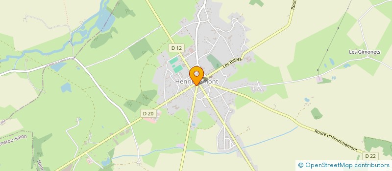 localisation de l'entreprise SCI HOTEL DU BOEUF  HENRICHEMONT