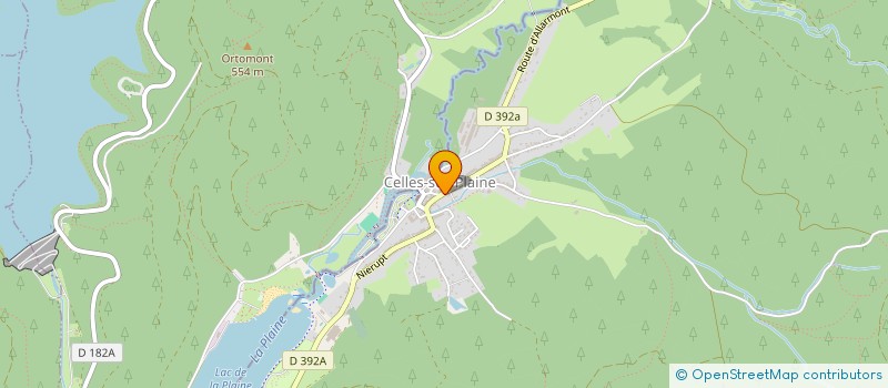 localisation de l'entreprise SCI HOTEL DU CHEVAL BLANC  RAON-SUR-PLAINE