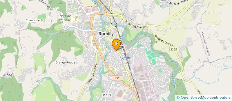 localisation de l'entreprise SCI HOTEL DU COMMERCE  RUMILLY