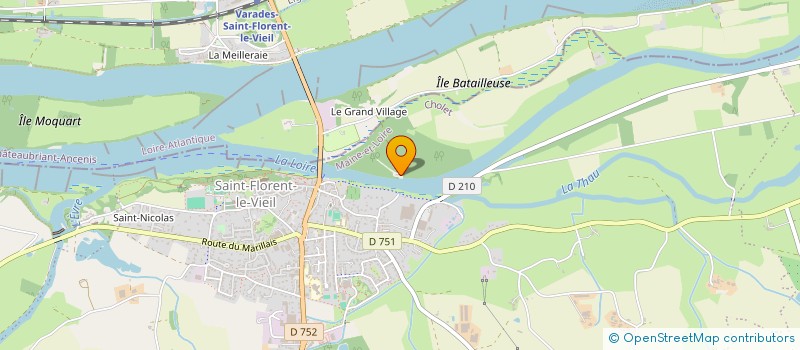 localisation de l'entreprise SCI HOTEL DU LAC DE MAINE  MAUGES-SUR-LOIRE