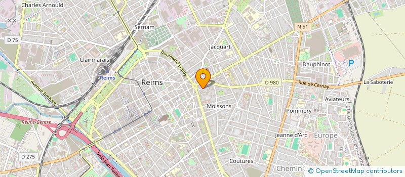 localisation de l'entreprise SCI HOTEL DU LUXEMBOURG à REIMS
