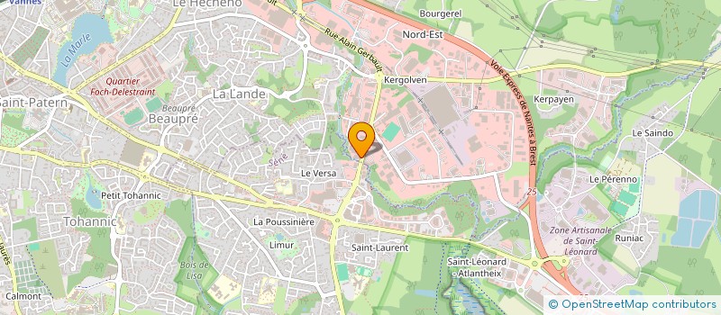 localisation de l'entreprise SCI HOTEL DU PARLEMENT à VANNES