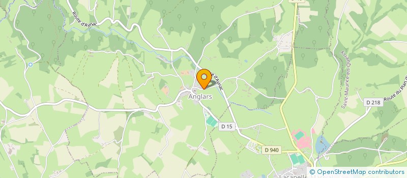 localisation de l'entreprise SCI HOTEL DU SINGE  ANGLARS