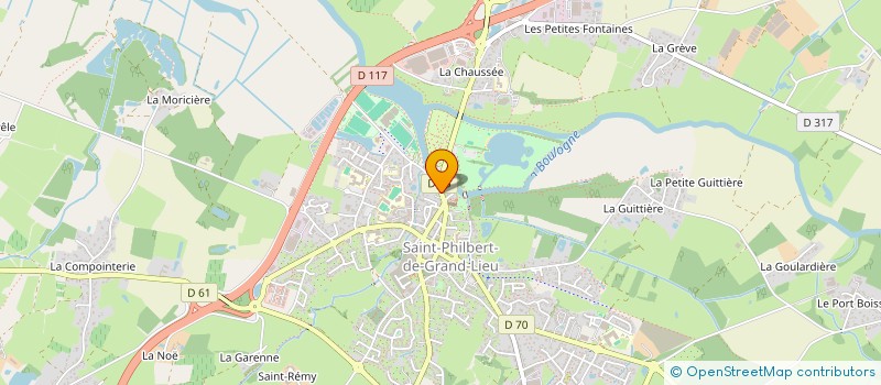 localisation de l'entreprise SCI HOTEL LA BOSSELLE  SAINT-PHILBERT-DE-GRAND-LIEU