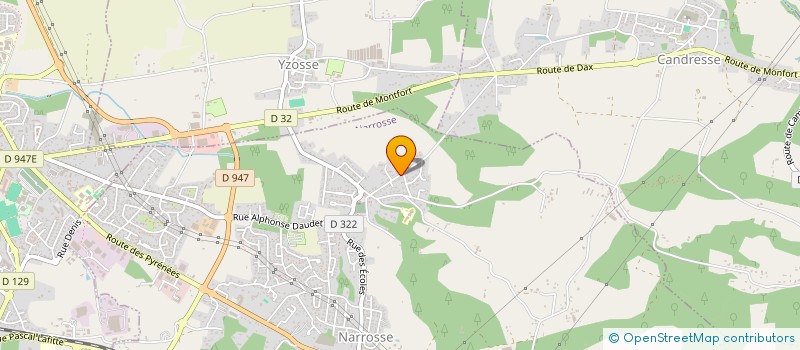 localisation de l'entreprise SCI HOTEL LARREY  SAINT-PANDELON