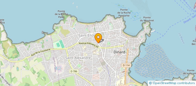 localisation de l'entreprise SCI HOTEL LE VIEUX MANOIR  DINARD