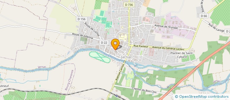 localisation de l'entreprise SCI HOTEL MERLE à JARNAC