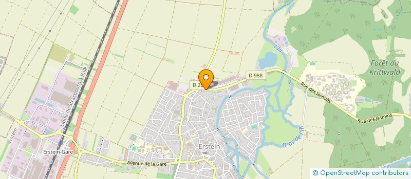 localisation de l'entreprise SCI HOTEL RELAIS DE L EUROPE  ERSTEIN