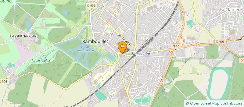 localisation de l'entreprise SCI HOTEL RESTAURANT PLACE DE L EGLISE à RAMBOUILLET