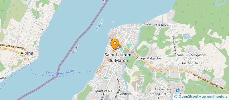 localisation de l'entreprise SCI HOTEL VCJ  SAINT-LAURENT-DU-MARONI