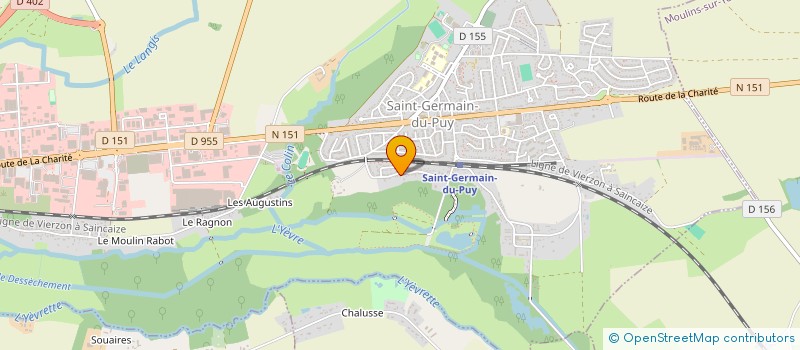 localisation de l'entreprise SCI HOTELIERE BERRUYERE à SAINT-GERMAIN-DU-PUY