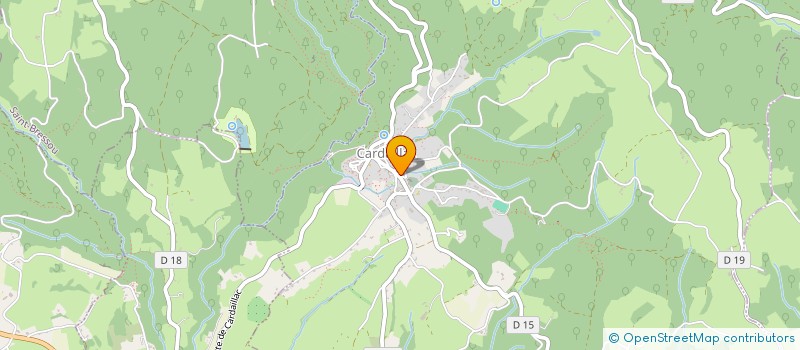 localisation de l'entreprise SCI HOTELLERIE DU HAUT QUERCY à CARDAILLAC