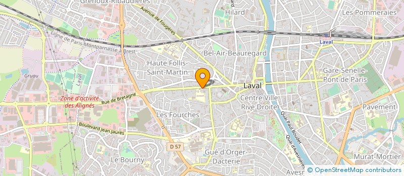 localisation de l'entreprise SCI HOTELLO à LAVAL