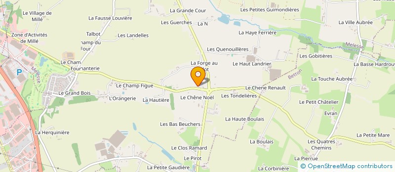 localisation de l'entreprise SCI HOTELO  MELESSE