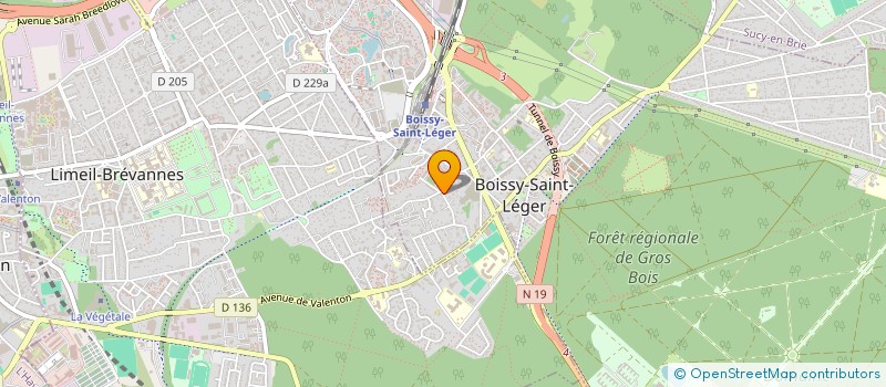 localisation de l'entreprise SCI HOTTINGUER à BOISSY-SAINT-LEGER