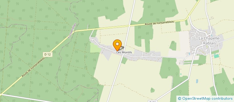 localisation de l'entreprise SCI HOU 77  LA CHAPELLE-RABLAIS