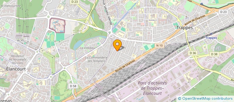 localisation de l'entreprise SCI HOUARI  TRAPPES