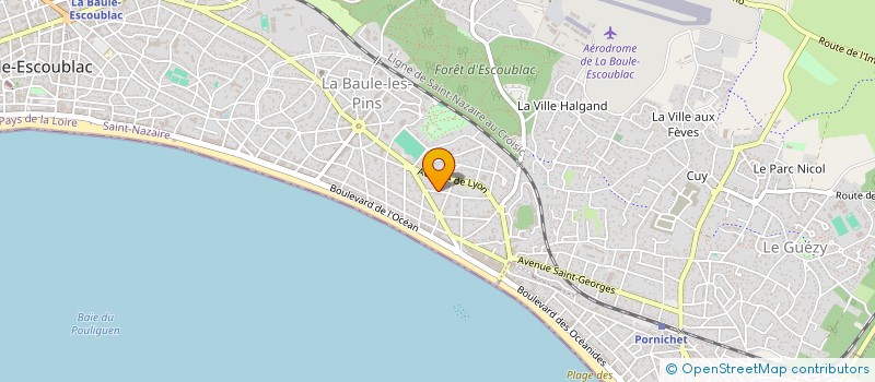 localisation de l'entreprise SCI HOUAT  LA BAULE-ESCOUBLAC