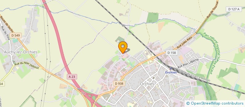 localisation de l'entreprise SCI HOUCHIN  ORCHIES