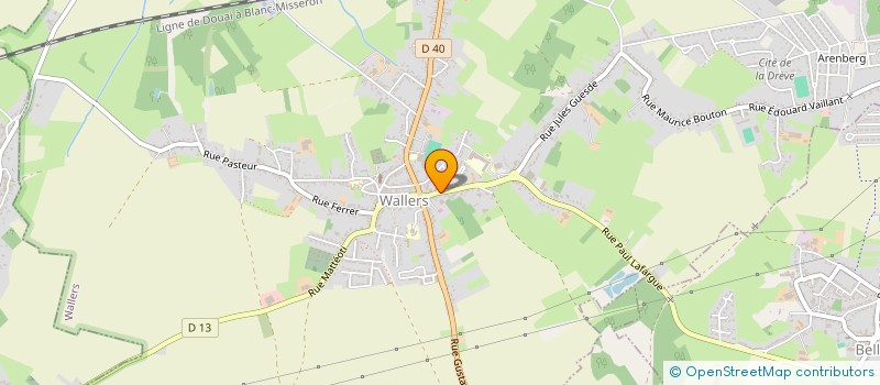 localisation de l'entreprise SCI HOUCKIMMOBILIER à WALLERS