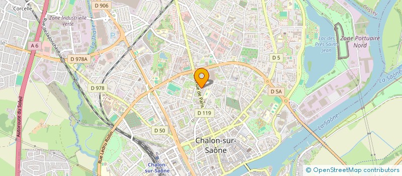 localisation de l'entreprise SCI HOUDA  CHALON-SUR-SAONE