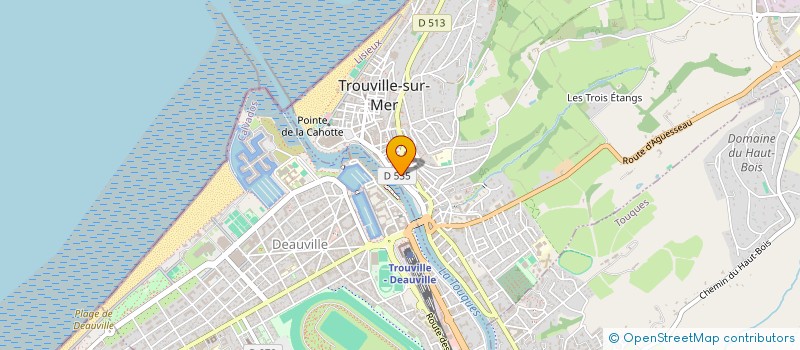localisation de l'entreprise SCI HOUDAILLE à TROUVILLE-SUR-MER