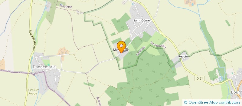 localisation de l'entreprise SCI HOUDAN MB PLUS  GAMBAIS