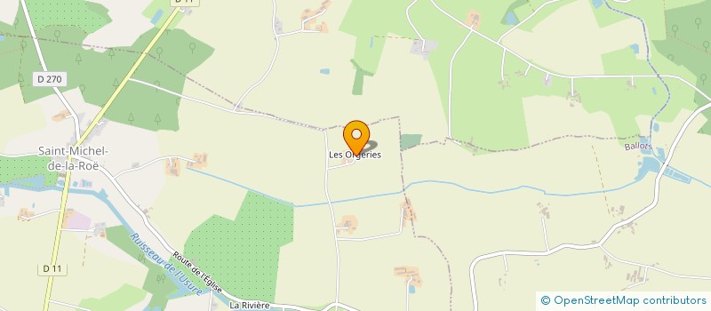 localisation de l'entreprise SCI HOUDIN  SAINT-MICHEL-DE-LA-ROE