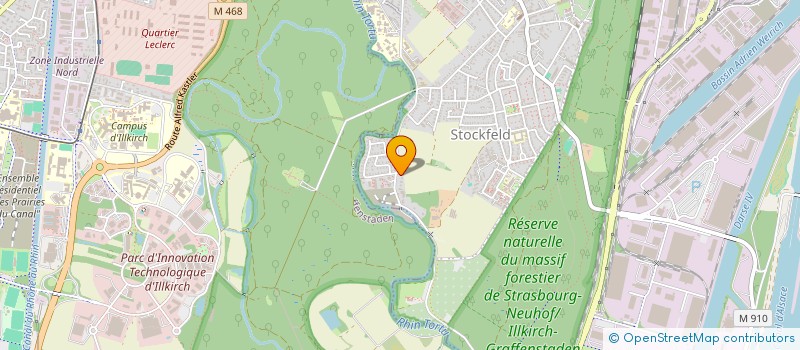 localisation de l'entreprise SCI HOUDU-SENATOR  STRASBOURG