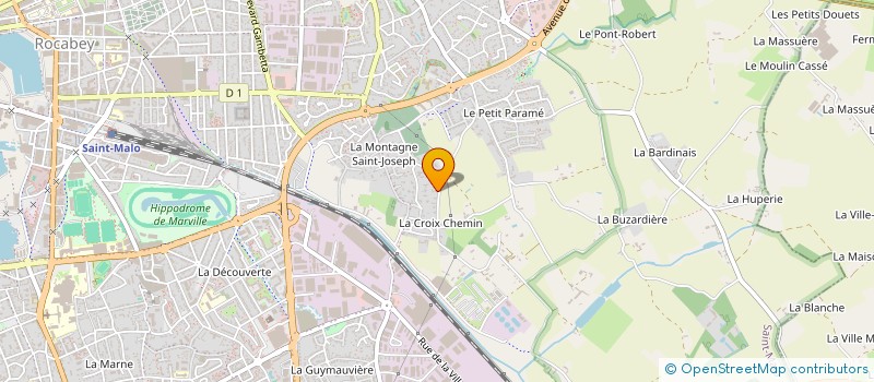 localisation de l'entreprise SCI HOUEIX MORIN  SAINT-MALO