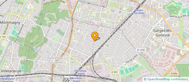 localisation de l'entreprise SCI HOUELO à STAINS