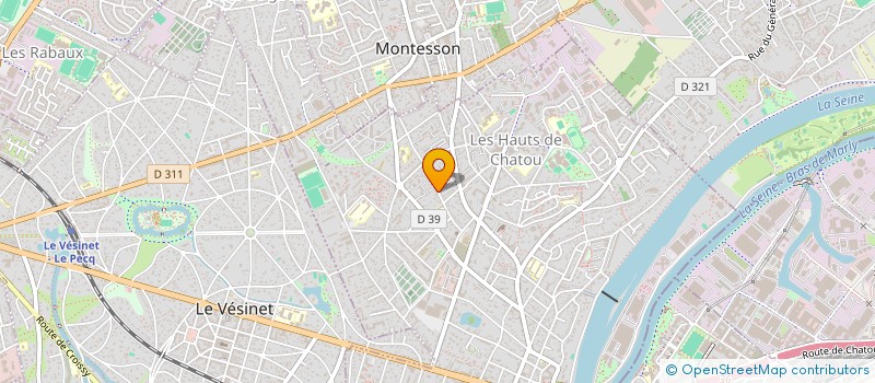 localisation de l'entreprise SCI HOUILLES AGENCY  CHATOU