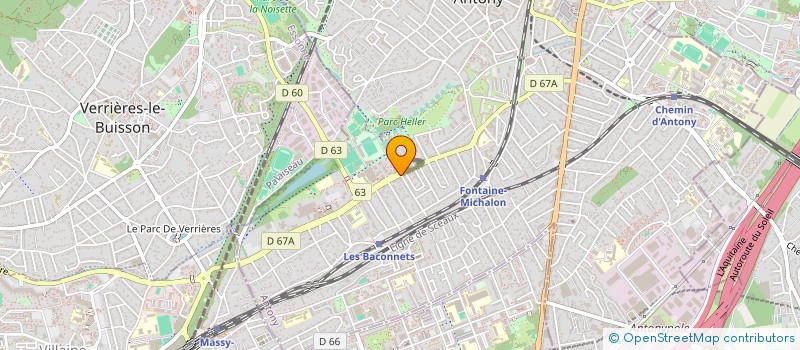 localisation de l'entreprise SCI HOUIS à ANTONY