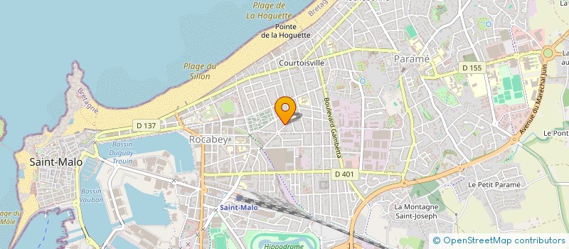 localisation de l'entreprise SCI HOUIS - LE TALLEC à SAINT-MALO