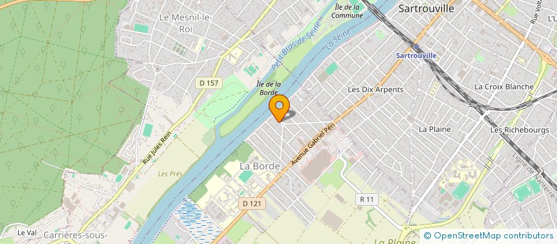 localisation de l'entreprise SCI HOUKA  MONTESSON