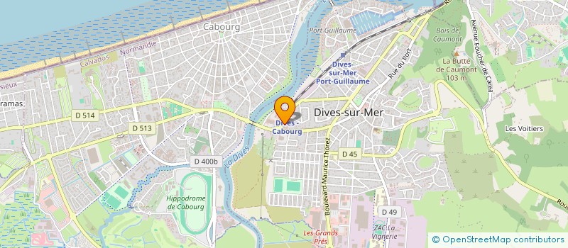 localisation de l'entreprise SCI HOULDICAB à DIVES-SUR-MER