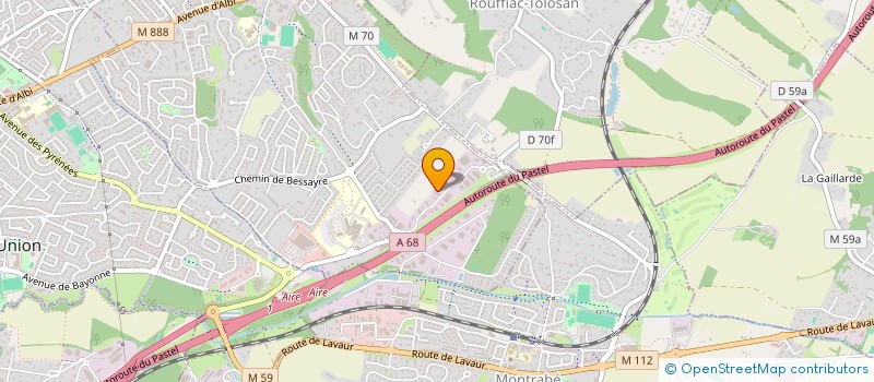 localisation de l'entreprise SCI HOULES  TOULOUSE