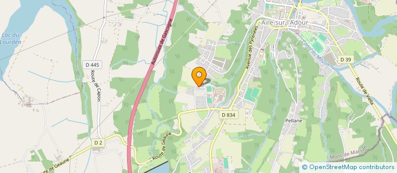 localisation de l'entreprise SCI HOUN DE LA LANNE  AIRE-SUR-L'ADOUR