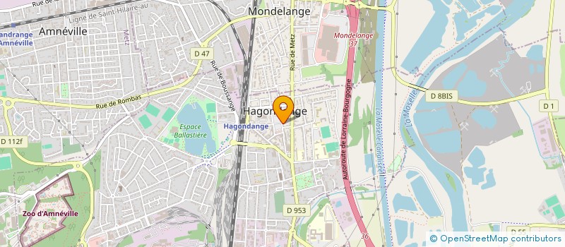 localisation de l'entreprise SCI HOUPETTE à HAGONDANGE