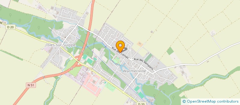 localisation de l'entreprise SCI HOURDEAUX à WARMERIVILLE
