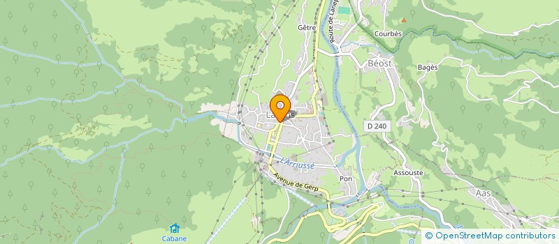 localisation de l'entreprise SCI HOURQUE  LARUNS