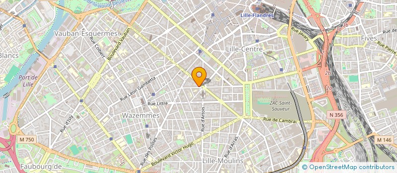 localisation de l'entreprise SCI HOURY PAUL FORT à LILLE